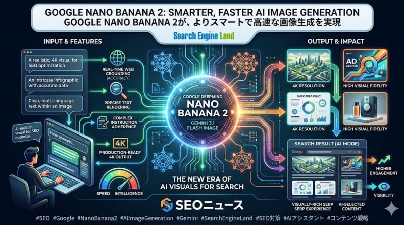 GoogleNanoBanana2が、よりスマートで高速な画像生成を実現