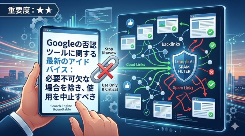 Googleの否認ツールに関する最新のアドバイス：必要不可欠な場合を除き、使用を中止すべき
